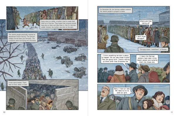 Hiding from the Nazis in Plain Sight: A Graphic Novel Biography of Zhanna and Frina Arshanskaya