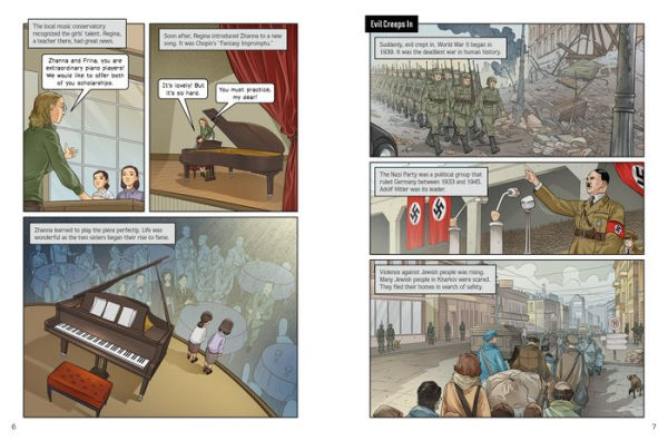 Hiding from the Nazis in Plain Sight: A Graphic Novel Biography of Zhanna and Frina Arshanskaya