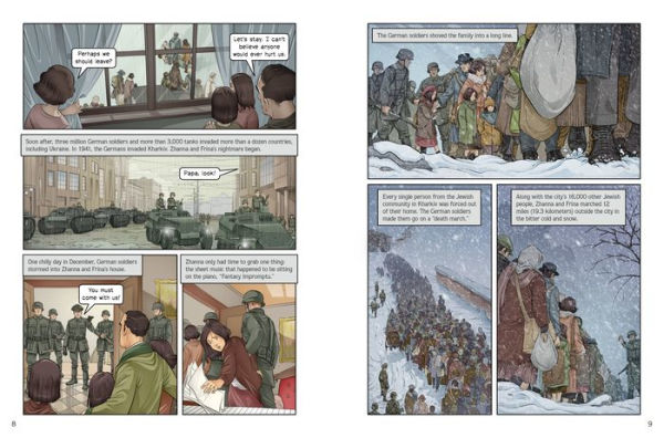Hiding from the Nazis in Plain Sight: A Graphic Novel Biography of Zhanna and Frina Arshanskaya