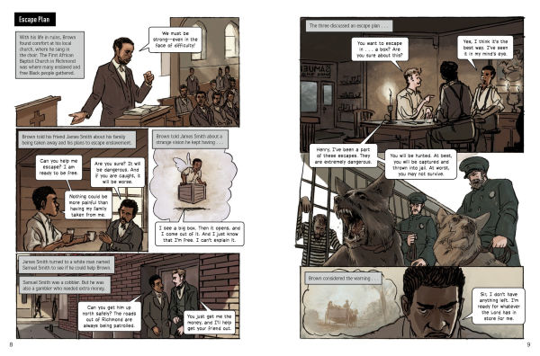 Mailing Himself to Freedom: A Graphic Novel Biography of Henry "Box" Brown