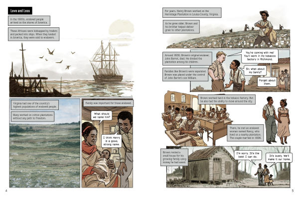 Mailing Himself to Freedom: A Graphic Novel Biography of Henry "Box" Brown