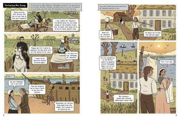 The Spy Who Wore Petticoats: A Graphic Novel Biography of Anna Strong