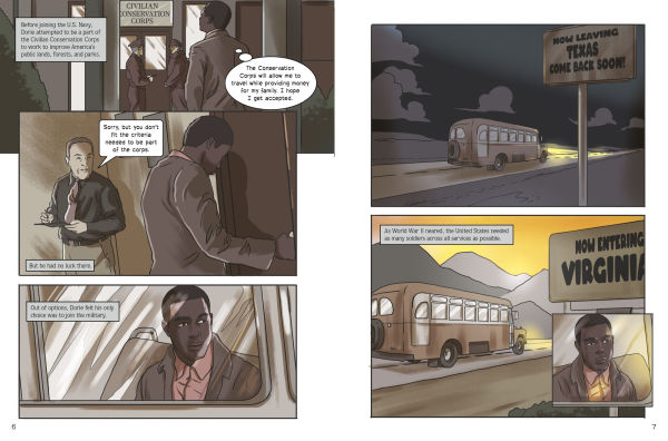 The Cook Who Defended Pearl Harbor: A Graphic Novel Biography of Doris "Dorie" Miller