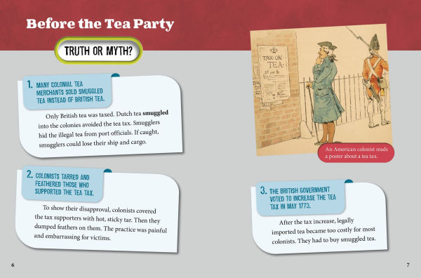 the Boston Tea Party: Spot Myths