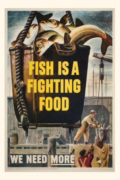 Vintage Journal Fish is a Fighting Food