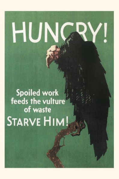 Vintage Journal Hungry Vulture Poster