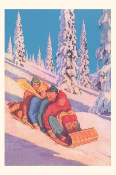 Vintage Journal Winter Sledding