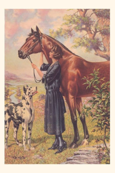 Vintage Journal Woman with Horse