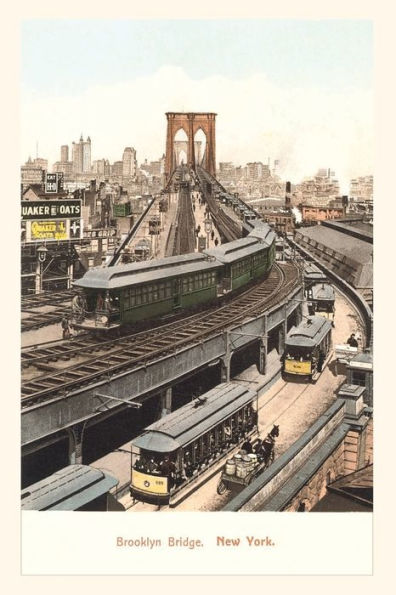 Vintage Journal Brooklyn Bridge, Streetcars