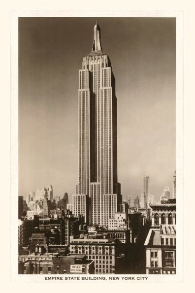 Vintage Journal Empire State Building, New York City