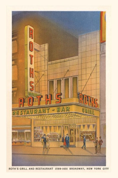 Vintage Journal Roth's Restaurant, New York City