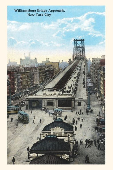 Vintage Journal Williamsburg Bridge Approach, New York City