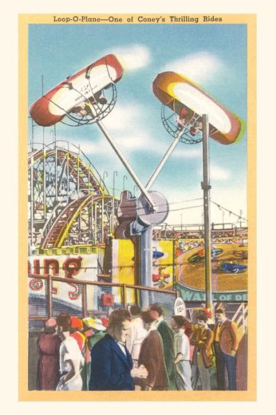 Vintage Journal Loop-O-Plane Ride, Coney Island, New York City