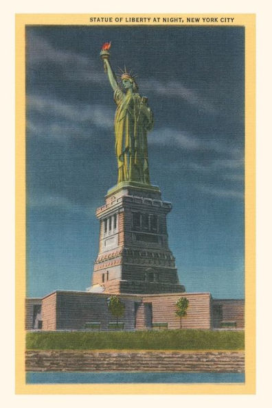 Vintage Journal Statue of Liberty, New York Harbor