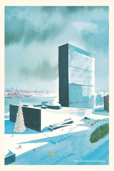 Vintage Journal Rendering of UN Buildings