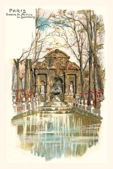 Vintage Journal Medici Fountain, Luxemburg Park