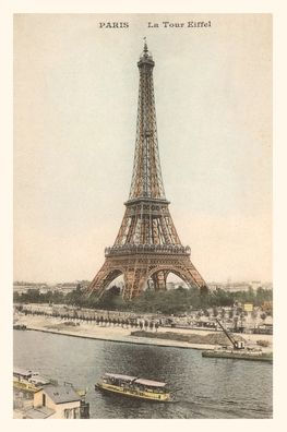 Vintage Journal Eiffel Tower