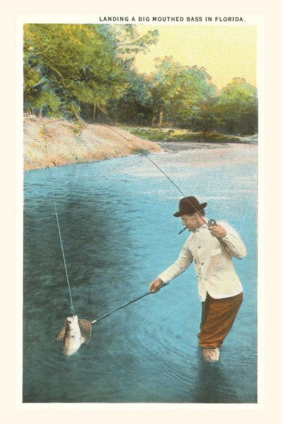 Vintage Journal Landing a Fish, Florida