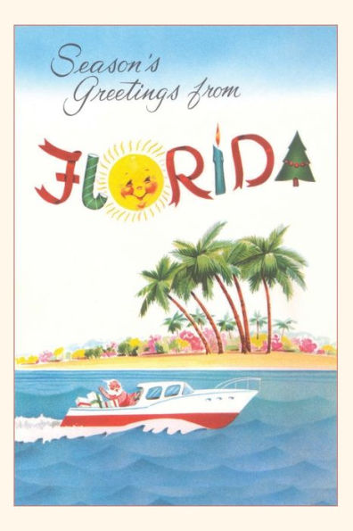 Vintage Journal Season's Greetings from Florida