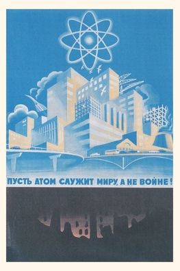 Vintage Journal Soviet Nuclear Power Poster