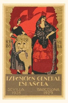 Vintage Journal Spanish Fair Poster
