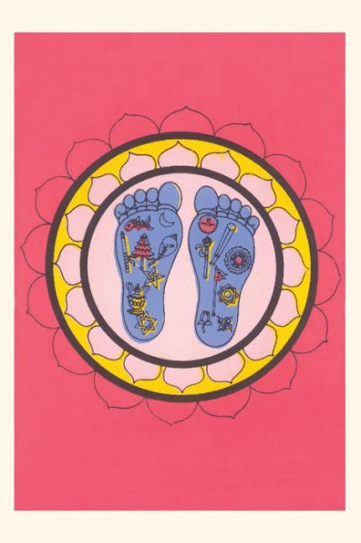 Vintage Journal Buddha's Footprints