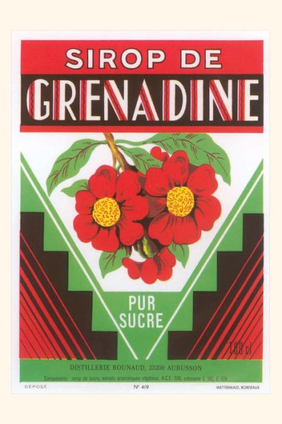 Vintage Journal Grenadine Syrup