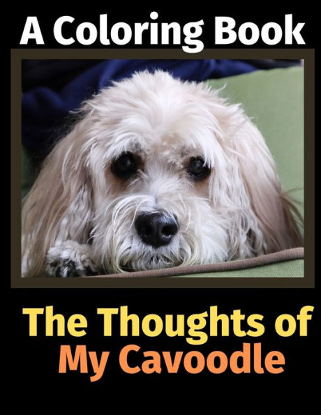 The Thoughts of My Cavoodle: A Coloring Book