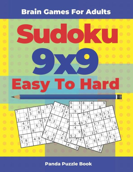 Brain Games For Adults - Sudoku 9x9 Easy To Hard: Logic Games Adults