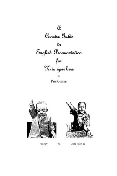 A Concise Guide to English Pronunciation for Krio Speakers