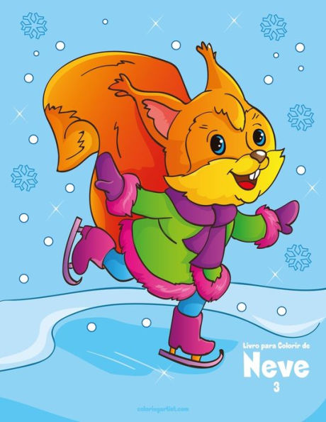 Livro para Colorir de Neve 3