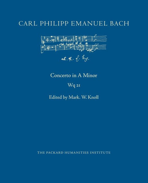 Concerto in A Minor, Wq 21
