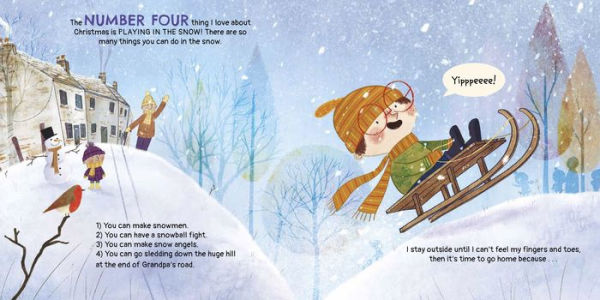 10 Things I Love About Christmas: A Christmas Book for Kids and Toddlers