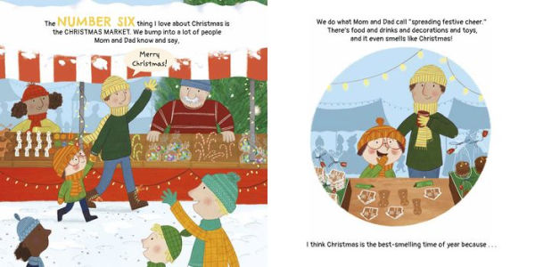 10 Things I Love About Christmas: A Christmas Book for Kids and Toddlers
