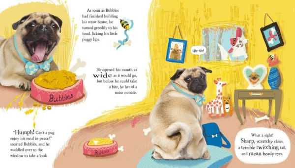 The Three Little Pugs and the Big Bad Cat
