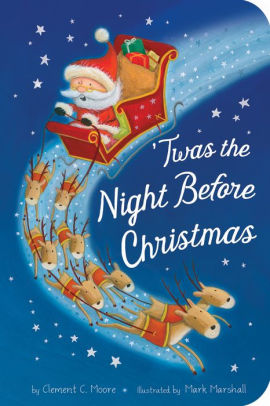 Twas the Night Before Christmas by Clement C. Moore, Board Book ...