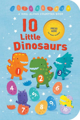 ten little dinosaurs board book