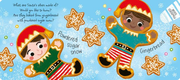 What Are Santa's Elves Made Of?: A Christmas Board Book for Kids and Toddlers