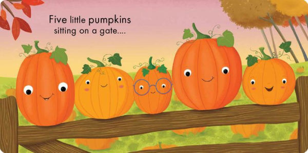 Five Little Pumpkins: A Rhyming Pumpkin Book for Kids and Toddlers