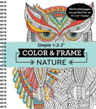 Title: Color & Frame - Nature (Adult Coloring Book), Author: New Seasons