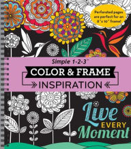 Title: Color & Frame - Inspiration (Adult Coloring Book), Author: New Seasons