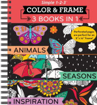 Title: Color and Frame 3 in 1 Animals, Seasons, Inspiration, Author: Ltd Publications International