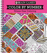 Title: Brain Games - Color by Number: Stress-Free Coloring (Pink), Author: Publications International Ltd