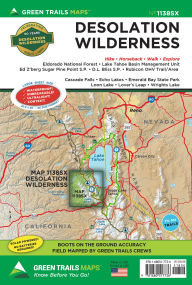 Title: Desolation Wilderness, CA No. 1138SX, Author: Green Trails Maps