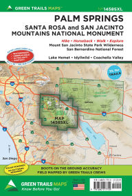 Title: Palm Springs, CA No. 1458SXL, Author: Green Trails Maps