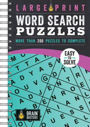 Large Print Word Search Puzzles Over 200 Puzzles To Completeother Format