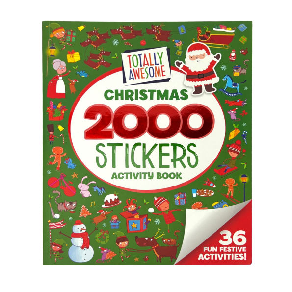 2000 Stickers Christmas Activity Book: Frosty, Festive, and Fun!