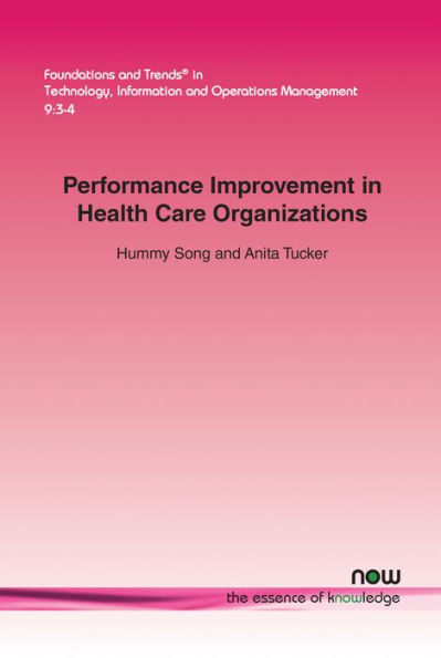 Performance Improvement in Health Care Organizations