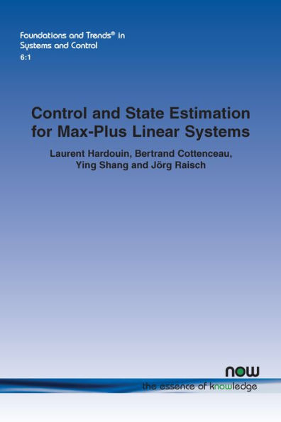 Control and State Estimation for Max-Plus Linear Systems