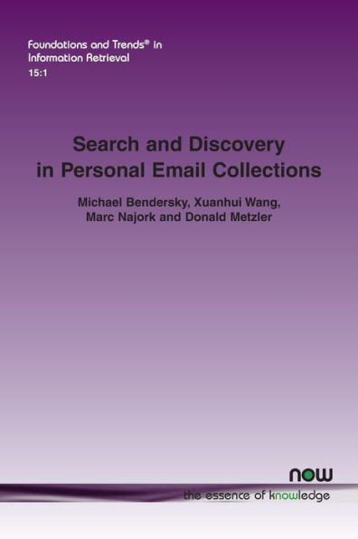 Search and Discovery in Personal Email Collections